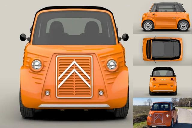 Citroën Type-Ami: Μια Ρετρό Μεταμόρφωση για το Ηλεκτρικό Ami 